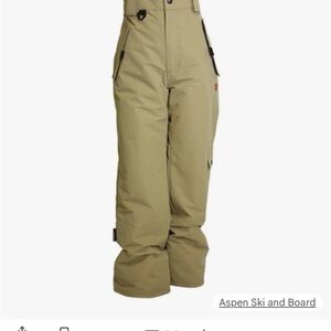 Kids Tan Snow Pants